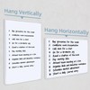 Magnetic A4 Dry Erase Small Whiteboard Desktop (30 cm x