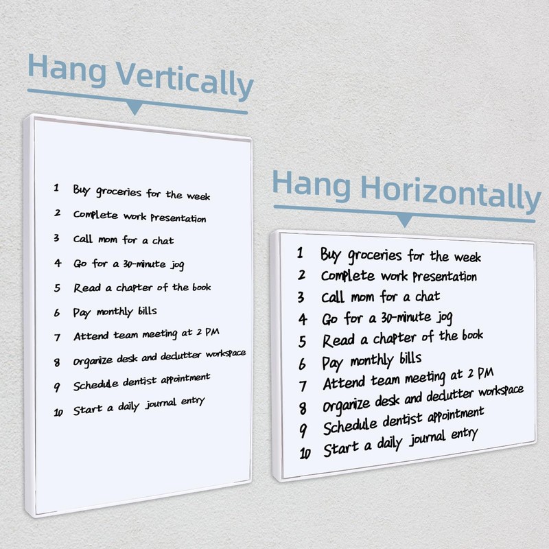 Magnetic A4 Dry Erase Small Whiteboard Desktop (30 cm x
