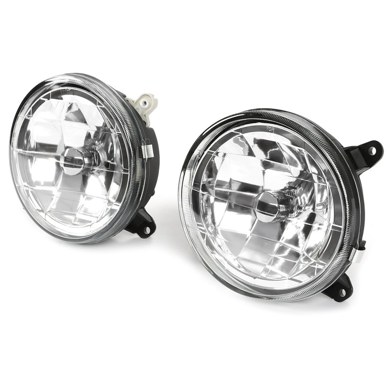 HECASA Pair Clear Glass Fog Lights Lamps For 2002-2003 SUBARU