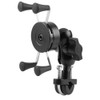 Motorcycle Bike Cell Phone Support 360 Degree Swivel Aluminium Alloy