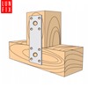 Flat Connector Perforated Plate Steel Connector Perforated Sheet Galvanised Indoor