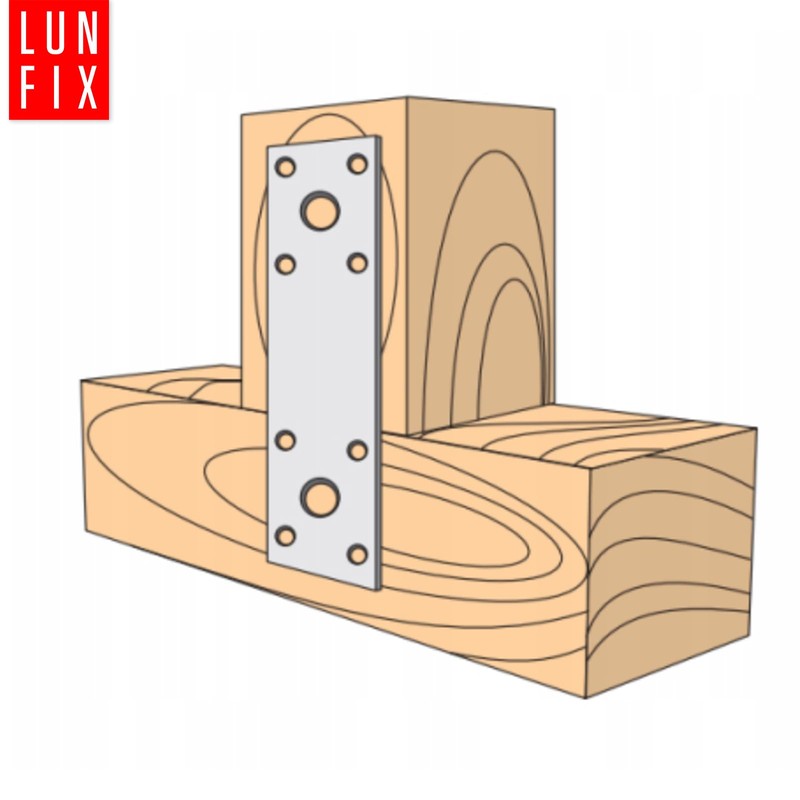 Flat Connector Perforated Plate Steel Connector Perforated Sheet Galvanised Indoor