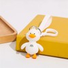 xutao Cute Duck PVC Keychain Cartoon Animal Keychain for Backpack