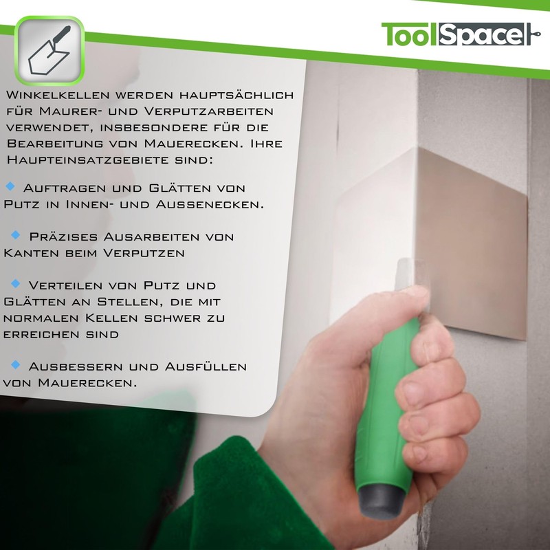 ToolSpace Outside Corner Trowel Rustproof 80 x 65 mm Corner