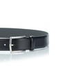 HUGO Men's Gregor Smooth Leather Belt, Black, 34