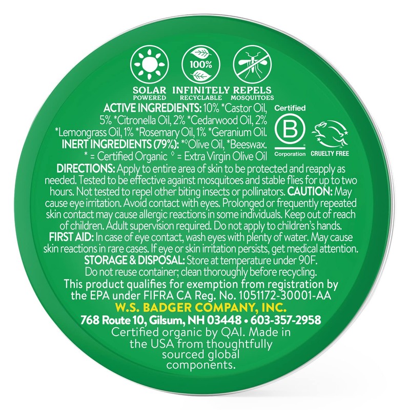 Badger Organic Protective Balm 2 oz