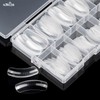 NMKL38 150Pcs Dual Forms Full Cover Nail Tips Upper Arched