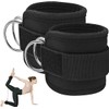 Correas Tobillo Anillo D 2 Pzs Grilletes Velcr Ajustable Gym