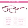 Kerecsen 6-Pack Reading Glasses Blue Light Blocking,Spring Hinge Readers for