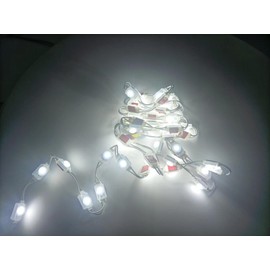 Mini LED Module DC12V 0.36W 6500K White for Lightbox Letter Advertising Signs with Tape Adhesive Backside (200pcs Pack)