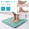 ALICES Toilet Mat, Rug, Fluffy/Washable, High Density Scandinavian Toilet Foot
