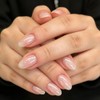 Woakess False Nail 1ml 24 Piezas U?as Postizas Cortas Largas