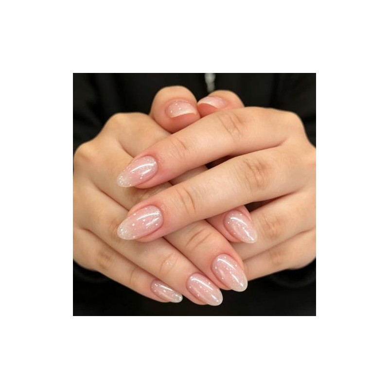Woakess False Nail 1ml 24 Piezas U?as Postizas Cortas Largas