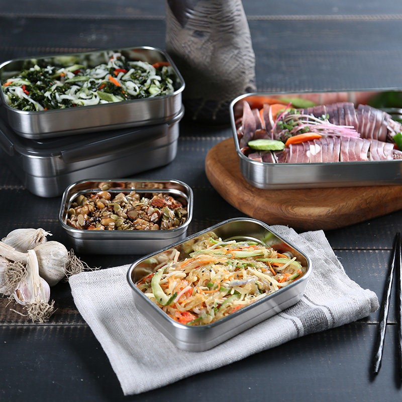 Incock Stainless Steel Sealed Container Set No. 07 / 인콕