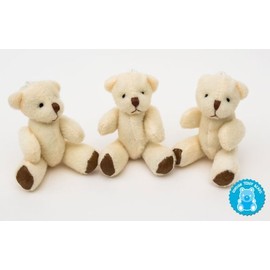 NEW Cute And Cuddly Little Teddy Bear X 3 - Gift Present Birthday Xmas