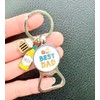 Keychain Bottle Opener – #1 Dad's Birthday Gift, Small Keychain