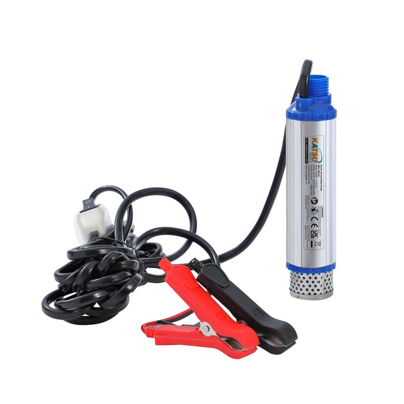 KATSU Tools 12V 60W Diesel Fuel Oil Transfer Pump 35L/min