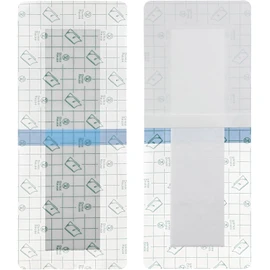 25 Pcs Waterproof Shower Protector Bandage 4"x8" for Post Knee Replacement Hip Surgery Long Surgical Incision Adhesive Larger Wounds Cover Island Dressing Bordered Gauze