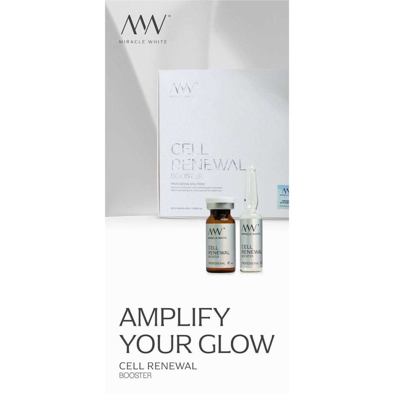 Miracle White Booster 6set Cell Renewal Professional Solutions Serum &