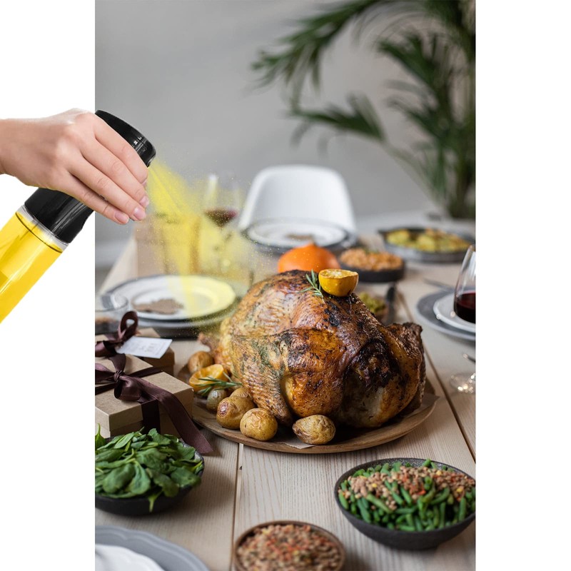 Lumeiy LU007-Black-300ML Oil sprayers & dispensers, Plastic, Black