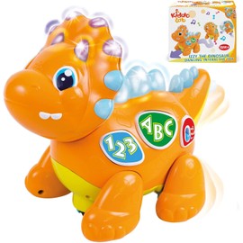 KiddoLab Baby Dinosaur Toy.- Infant Toys with Music, Lights & Dancing Activities. Development Toys for Preschool Learning, Baby Toys for 18 Months & Up