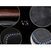 Happyit Car Genuine Leather Smart Key Cover Case for Renault