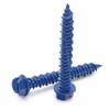 1/4 Tapcon Style Concrete Screws Slotted Hex Washer Head Concrete
