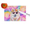 Caroline's Treasures DAC2550LCB Samoyed Hippie Dawg Glass Cutting Board Large