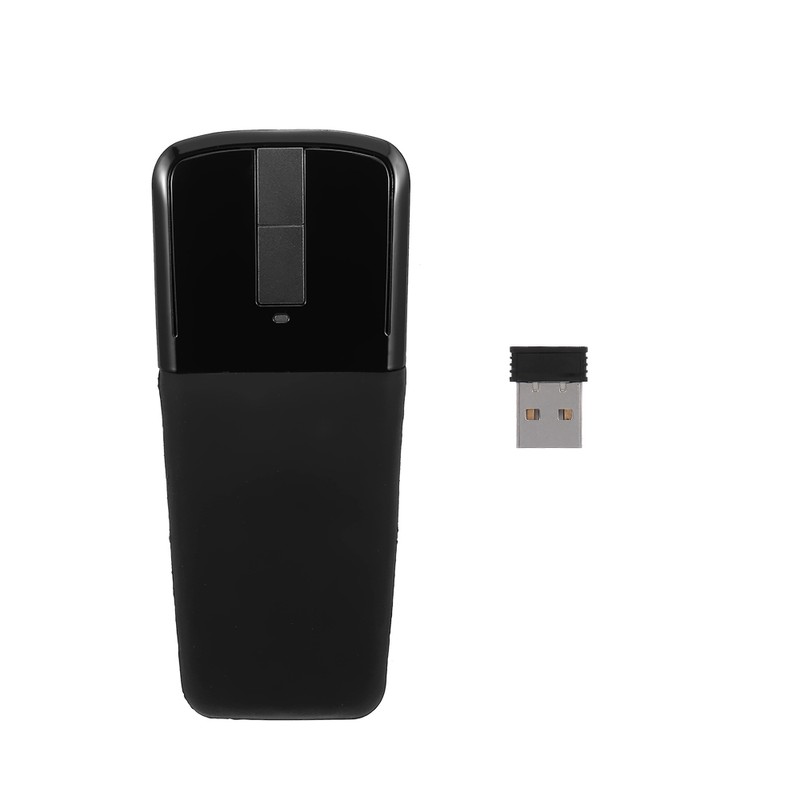2.4G Wireless Mouse with USB Arc Mouse with Touch Function