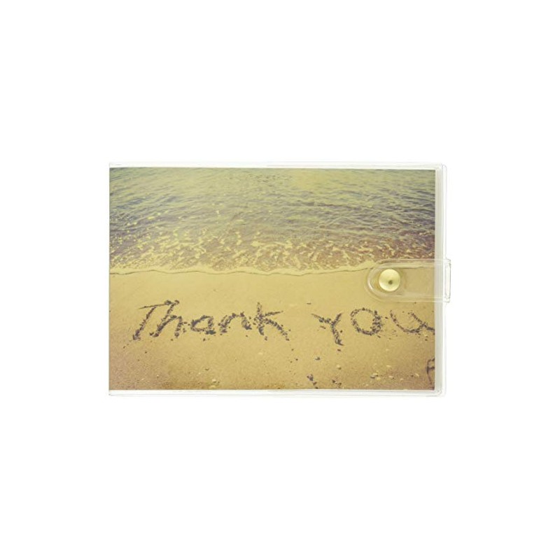 Nakabayashi Cover Pocket Album, Holds 20 L Size, Photo Beach