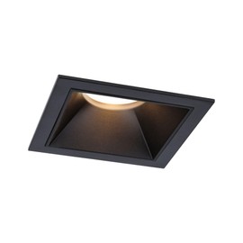 Paulmann Cole 93127 LED Recessed Light 3-Step-Dim IP44 Square 88 x 88 mm Coin 6 W 470 lm 230 V 2700 K Black