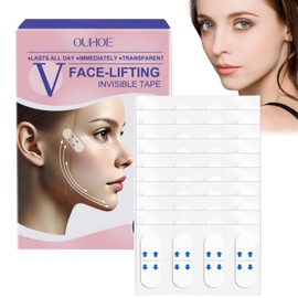 40PCS Face Lift Tape,Face Lift Tape Invisible,Face Lift Tapes for Facial Wrinkles Reduction, Waterproof Elasticity Face Tape,Anti Wrinkle Patches,Face Tapes for Lifting Sagging Skin,Beauty Face Tape