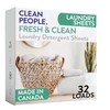 The Clean People Laundry Detergent Sheets - Laundry Soap -