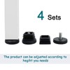 uxcell Adjustable Leveling Feet 25 x 25mm Square Inserts Furniture
