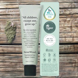 Beauty Recipe Skin Oil Moisture Skin Refreshing Neverwood Peptide & Cica Repair Cream 1ea 50ml / 뷰티레시피 피부유수분 피부산뜻함 네버우드 펩타이드 앤 시카 리페어 크림 1개 50ml