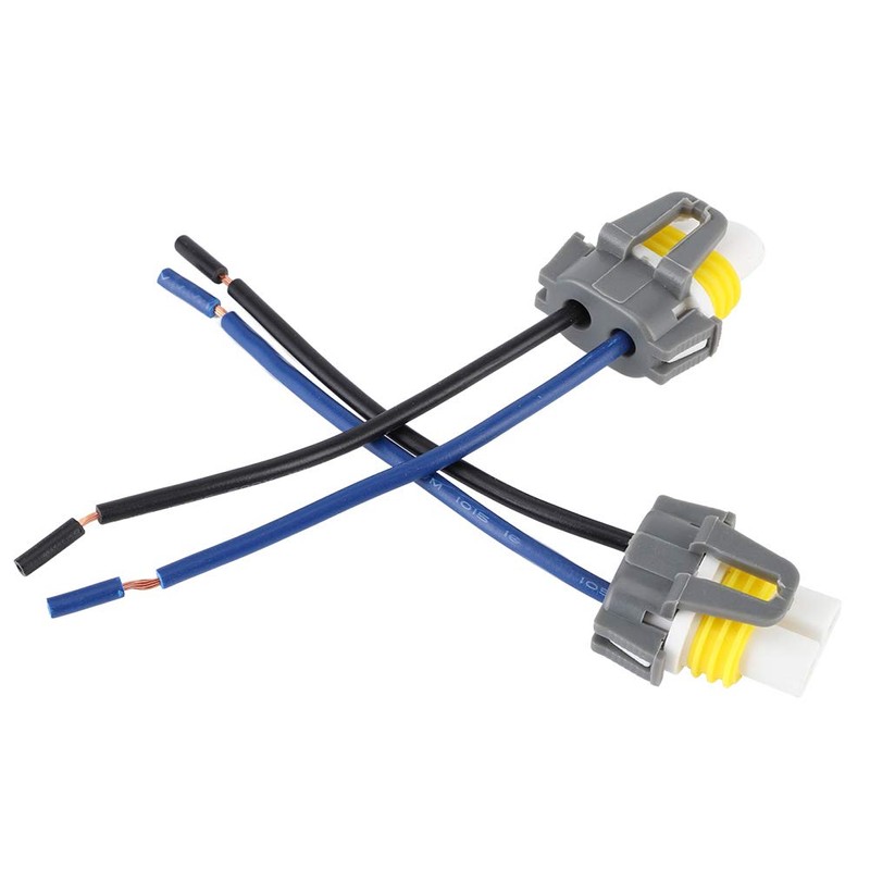 2 Uds H11 H8 Adaptador Hembra Conector de Arnés de