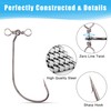 Drop Shot Swimbait Hooks - 30pcs Spinshot Wide Gap Hook