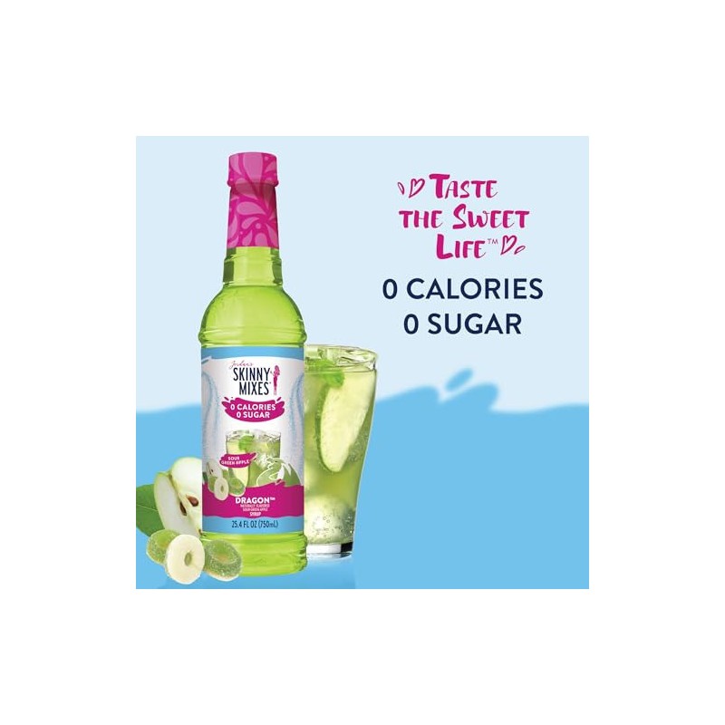 Jordan's Skinny Mixes Sugar Free Dragon Syrup 25.4 Fl Oz