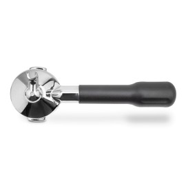 Lelit LELIT57 1-Way Porta Filter - Single Spout - Classic Handle - PLA571S - Silver/Black