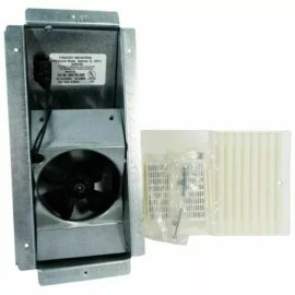 TekQuest / Rush Hampton CA-90 Ductless Exhaust Kit- Fan, Grill, & Filter- Beige