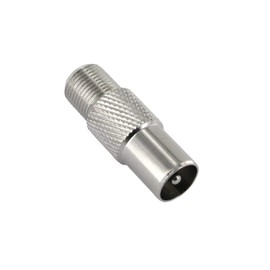 Generic F Female to PAL Male TV Antenna Cable Connector Adaptor