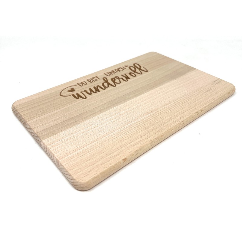 Mother's Day Gift Idea – Wooden Breakfast Board with High-Quality