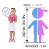 INSUM 17 inch Kids Tennis Racket for Aged 2~3 Starter,