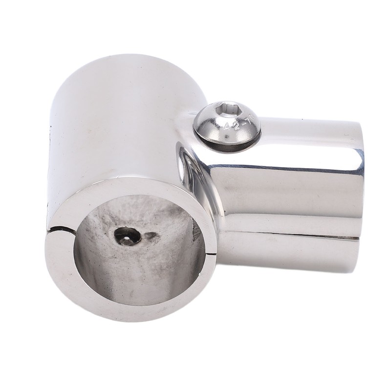 90° T Tee Tube Pipe Connector 1in/25.4mm ID Separable Stainless