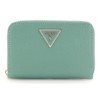 GUESS Laurel SLG Medium Zip Around Wallet Teal, teal