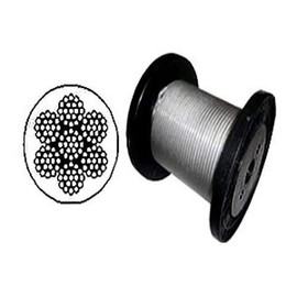 304 Grade 7 x 19 Stainless Steel Cable Wire Rope 5/16"- 150 ft
