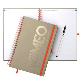 KIIMEO - Increase your eloquency! The 1st professional and thematic notebook - Tips & articles - 140 pages + 1 erasable page - Includes felt-tip pen.