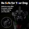 BARKLESS Dog Muzzle, Soft Silicone Basket Muzzle for Dogs, Allows