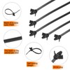 HARFINGTON 50pcs Push Mount Cable Zip Tie 7.9" x 0.19"