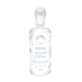 OH! GANICS Shampoo & Gel de Ducha en Espuma para Limpieza e Hidratación de tu Bebé de Pies a Cabeza para Piel Delicada con Ingredientes Naturales Splash and Play 500 ml